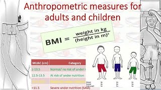 Anthropometric measurements for adults and children nutrition [upl. by Poler]