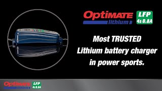 OptiMate Lithium 4s 08A ENCC the Most TRUSTED Lithium battery charger in power sports [upl. by Urita701]