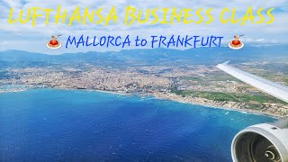 LUFTHANSA BUSINESS CLASS  MALLORCA to FRANKFURT  AIRBUS A321 [upl. by Aicina]