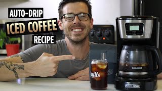 Simple Iced Coffee Recipe  Home AutoDrip Version [upl. by Ijneb]