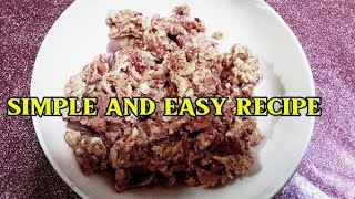 Corn beef with egg for dinner  simple and easy recipe livestream satisfying [upl. by Carboni]