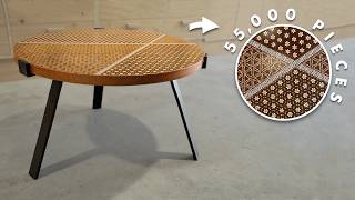 Incredible Coffee Table Build  Crazy Amount of Work  Was it Worth it [upl. by Ardath]