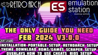 Update Pinned EmulationStation DE v300 Setup Guide 2024 emulationstation emulator frontend [upl. by Faus135]