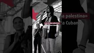 «Con el alma palestina» 🇵🇸 poesía improvisada desde La Habana [upl. by Yetnruoc278]