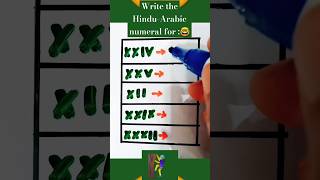 Write the HinduArabic numeral for🧗‍♀️maths shortvideo shorts [upl. by Kory]