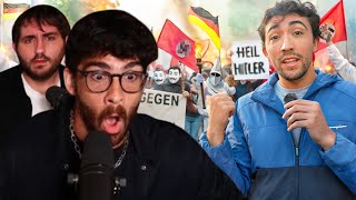 Inside the Rise of Germanys quotNeoNazisquot  Hasanabi reacts to Tyler Oliveira Ft Felix Biederman [upl. by Ahsilav]