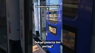 Dokąd jedzie ten pociąg pkp polska kolej pociąg pociągi icc pociag pociagi pkpintercity [upl. by Patten]