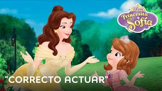 Correcto actuar Princesita Sofía  Video musical  Disney [upl. by Isoj]