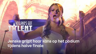 Jury LAAIEND ENTHOUSIASTdoor operaact van Jenske ‘Wat een pittig nummer’  Hollands Got Talent [upl. by Eitsrik]