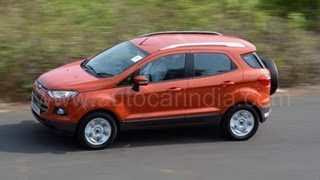 Ford EcoSport  Comprehensive Review  Autocar India [upl. by Ahsinit]