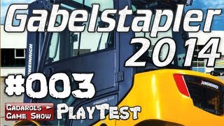 Gabelstapler 2014 3 Chaosfahrt auf Fabrikgelände Der Stapler Simulator im Mini Lets Play deutsch [upl. by Jolynn]