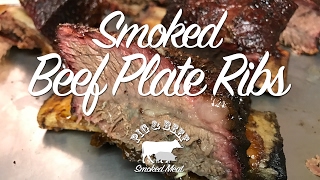 Smoked Beef Plate Ribs [upl. by Yemar]