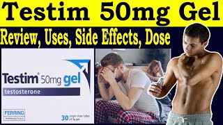 Testim Gel Reviews  Testosterone gel 50 mg uses Side Effects Dose Warning [upl. by Artamas]