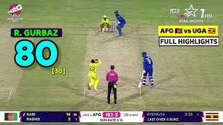 Afghanistan vs Uganda ICC T20 World Cup 2024 5th Match Highlights  AFG vs UGA World Cup Highlights [upl. by Yelekalb]