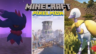 Pixelmon 9110 New Pokemon and the Water Gym [upl. by Heidt]