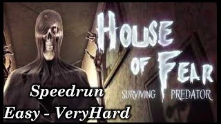 House of Fear Speedrun WR [upl. by Asilej]