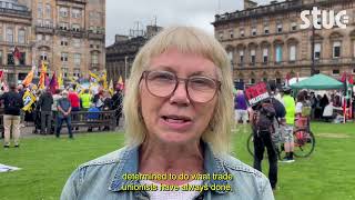 AntiRacism Rally in Glasgow on 7 September 2024 [upl. by Verdi]