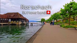 Rorschach the beautiful city in Bodensee Switzerland 🇨🇭4K [upl. by Ailama]