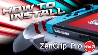 How to Install  Satisfye ZenGrip Pro for OLED amp OG New 2022 [upl. by Ihdin626]