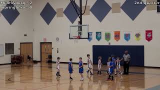 Miamisburg Blue vs Springboro White  2nd Grade  12182022 [upl. by Feirahs]