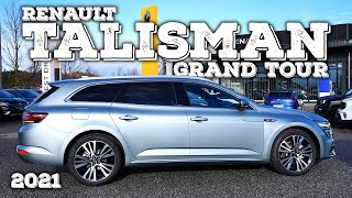 New Renault TALISMAN Grandtour Initiale Paris 2021 Review Interior Exterior [upl. by Assyn920]