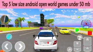 top 5 open world games android offline under 50mb  best 5 open world games  top 5 games  I A G [upl. by Stuckey]