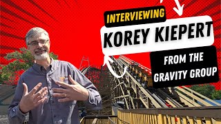 Interview with Korey Kiepert from the Gravity Group while at The Bobcat  Six Flags Great Escape [upl. by Yehc]