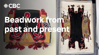 Old Métis saddle meets modern beadwork in Switzerland [upl. by Washburn]