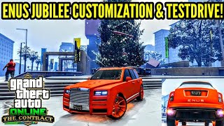 ENUS JUBILEE CUSTOMIZATION amp TESTDRIVE GTA 5 ONLINE THE CONTRACT DLC CAR [upl. by Ecela]