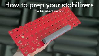 How to tune your keyboard stabilizers the trilubed method best method [upl. by Fionnula525]