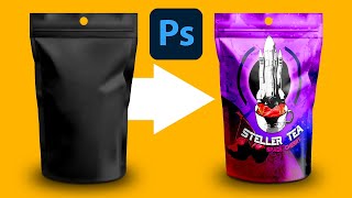 How To Create a Product Packaging Mockup Template in Photoshop  Tutorial [upl. by Calisa]