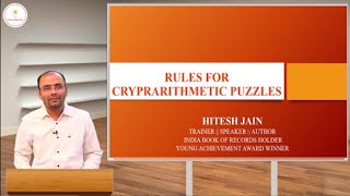 CRYPTARITHMETICALPHAMETICS PUZZLE RULES Useful for CAT elitmus CRT amp many more exams [upl. by Orlosky745]