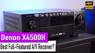 Denon X4500H AV Receiver  Unboxing amp Overview 4K HDR [upl. by Woodward559]