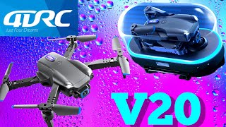 4DRC V20 Mini Beginner Drone wCamera and a Cool Display Case 4DRCV20 bestbeginnerminidrone [upl. by Odel14]