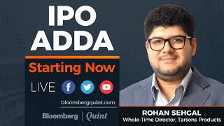 IPO Adda With Tarsons Products Rohan Sehgal [upl. by Amelie]