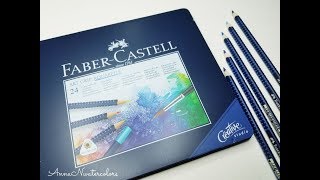 FaberCastell Art Grip Aquarelle review  Watercolor Pencils [upl. by Atinuhs]