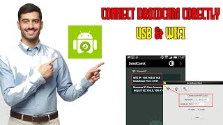 How To Connect DroidCam To PC Correctly USB amp WiFI 2022  DroidCam For PC  Android As A Webcam [upl. by Agn442]