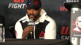 Rashad Evans postUFC on FOX 19 press conference highlights [upl. by Metzger]