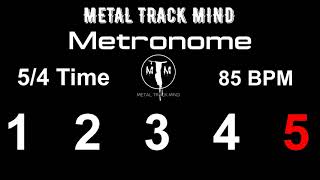 Metronome 54 Time 85 BPM visual numbers [upl. by Wells]