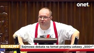 Rafał Wójcikowski MIAŻDŻY ustawę PiS 500 [upl. by Marni]