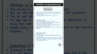 Pharmaceutics Unit 2 Notes  1st Semester Bpharma  Bpharma [upl. by Oderfigis6]