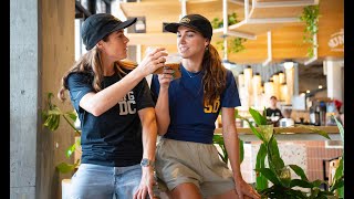 Secret Baristas Kelley OHara and Alex Morgan are baristasintraining to surprise soccer fans [upl. by Armilla729]