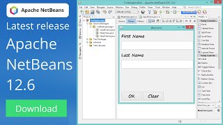 Create your First Java Project with Netbeans 126  How to Create JFrame Forms using Window Builder [upl. by Lisha]