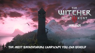 The Witcher 3 Skellige  Beautiful Landscape and Music 👑 [upl. by Atiniv]