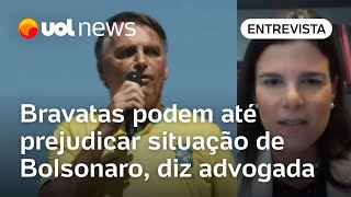 Bolsonaro tenta dar aparência favorável ao que pesa contra ele diz advogada Faz bravatas [upl. by Namron]