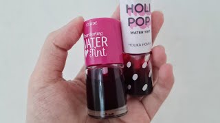 Comparing holika holika water tint and etude house dear darling tint currycarikawaii [upl. by Eicam990]