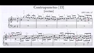 Contrapunctus 13 rectus The Art of Fugue Pavao Masic [upl. by Lrigybab]