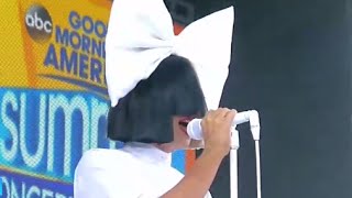 Sia  Unstoppable LIVE GMA Performance [upl. by Etteinotna]