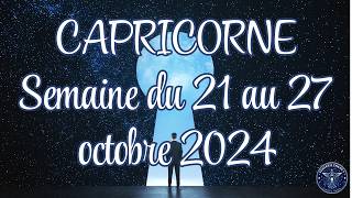 CAPRICORNE du 21 au 27 octobre 2024 🔄 Rencontre Qui Vous Retourne La Tête✨ capricorne octobre2024 [upl. by Asaret]