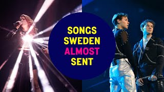 Eurovision Songs Sweden Almost Sent 1959  2023  Second Places in Swedish National Finals [upl. by Janik]